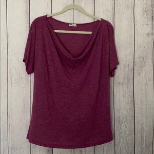 Kut from the Kloth Purple Short Sleeve Shirt XL